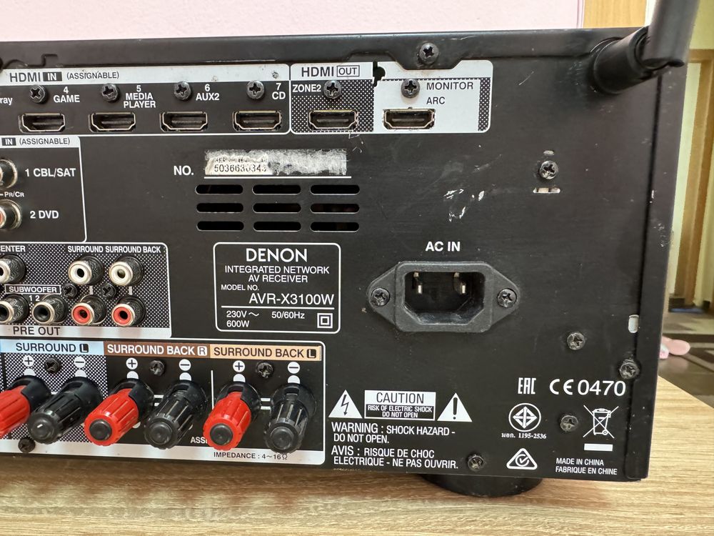 Denon AVR-X3100 Bluetooth Wi-Fi , качествен