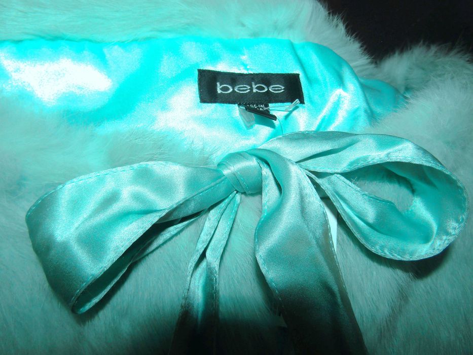 Пухкаво яке от естествена заешка кожа - Бранд Bebe