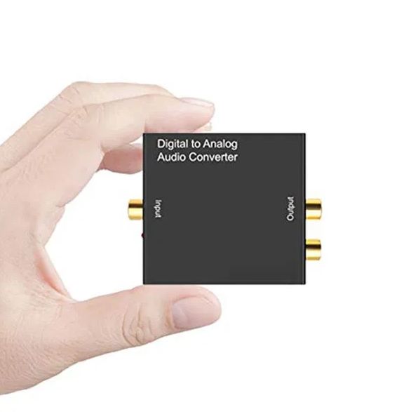 Висококачествен цифрово - аналогов аудио DAC с оптичен вход + Гаранция