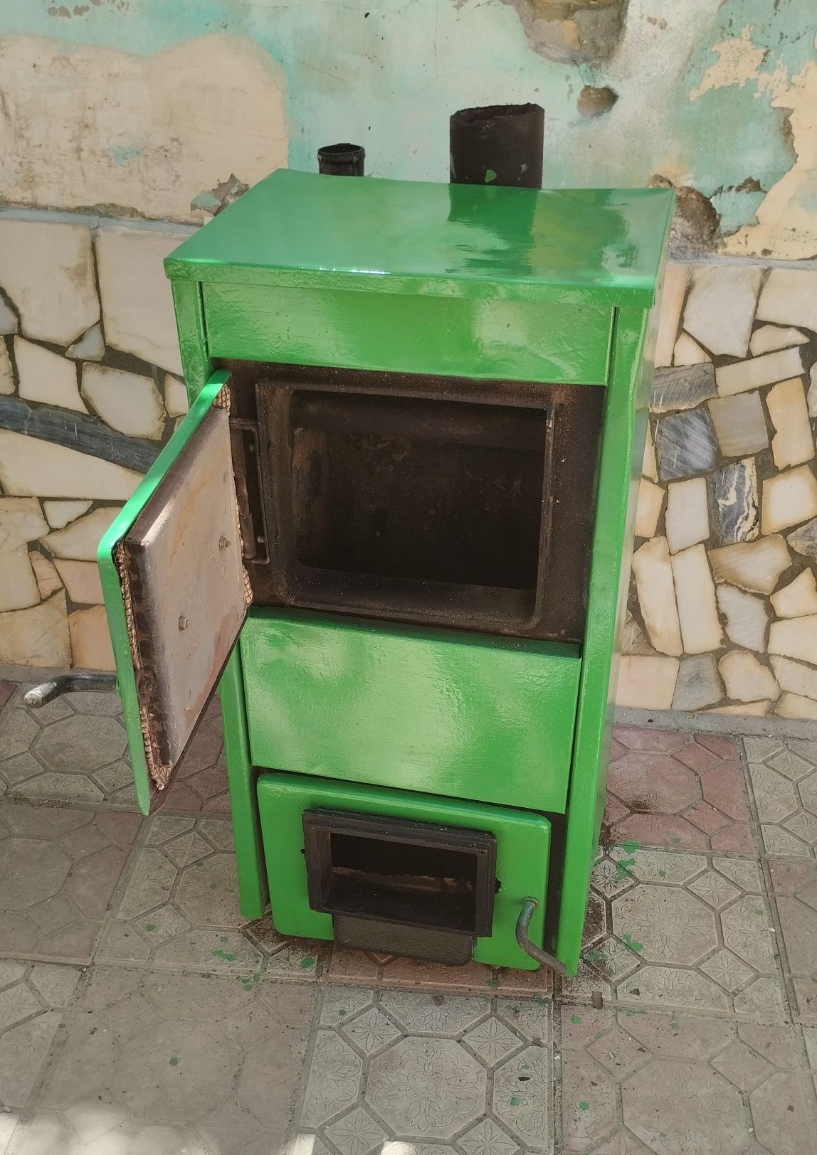 Чугунный котел заводской
