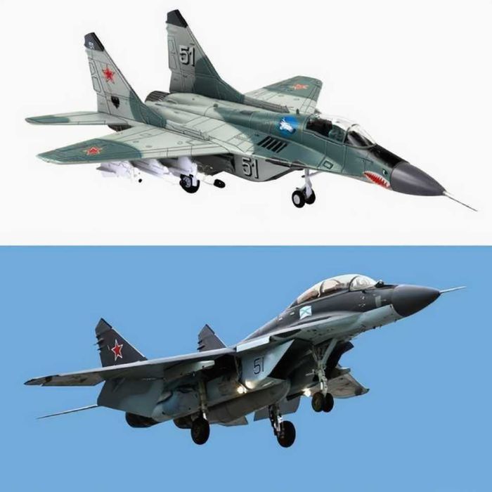 Macheta avion metalica MIG-29 Fulcrum C scara 1:100