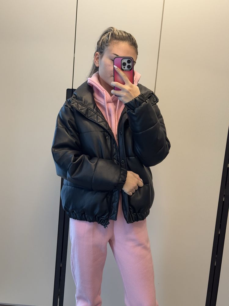 Зимно кожено яке DKNY