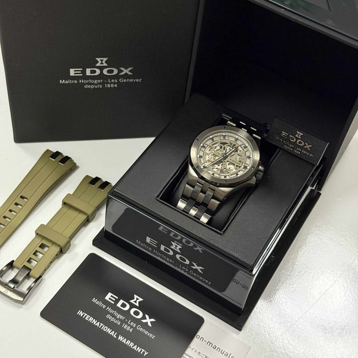 Edox Delfin Mecano Skeleton Automatic