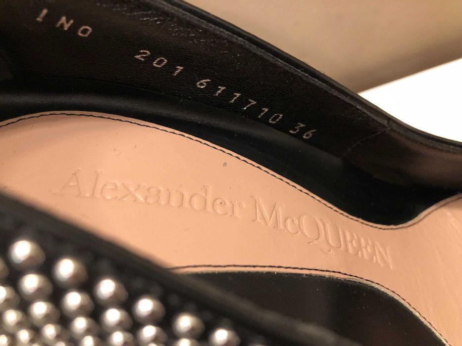 Alexander McQueen pantofi dama 36 si 37, full box, retail 790 euro