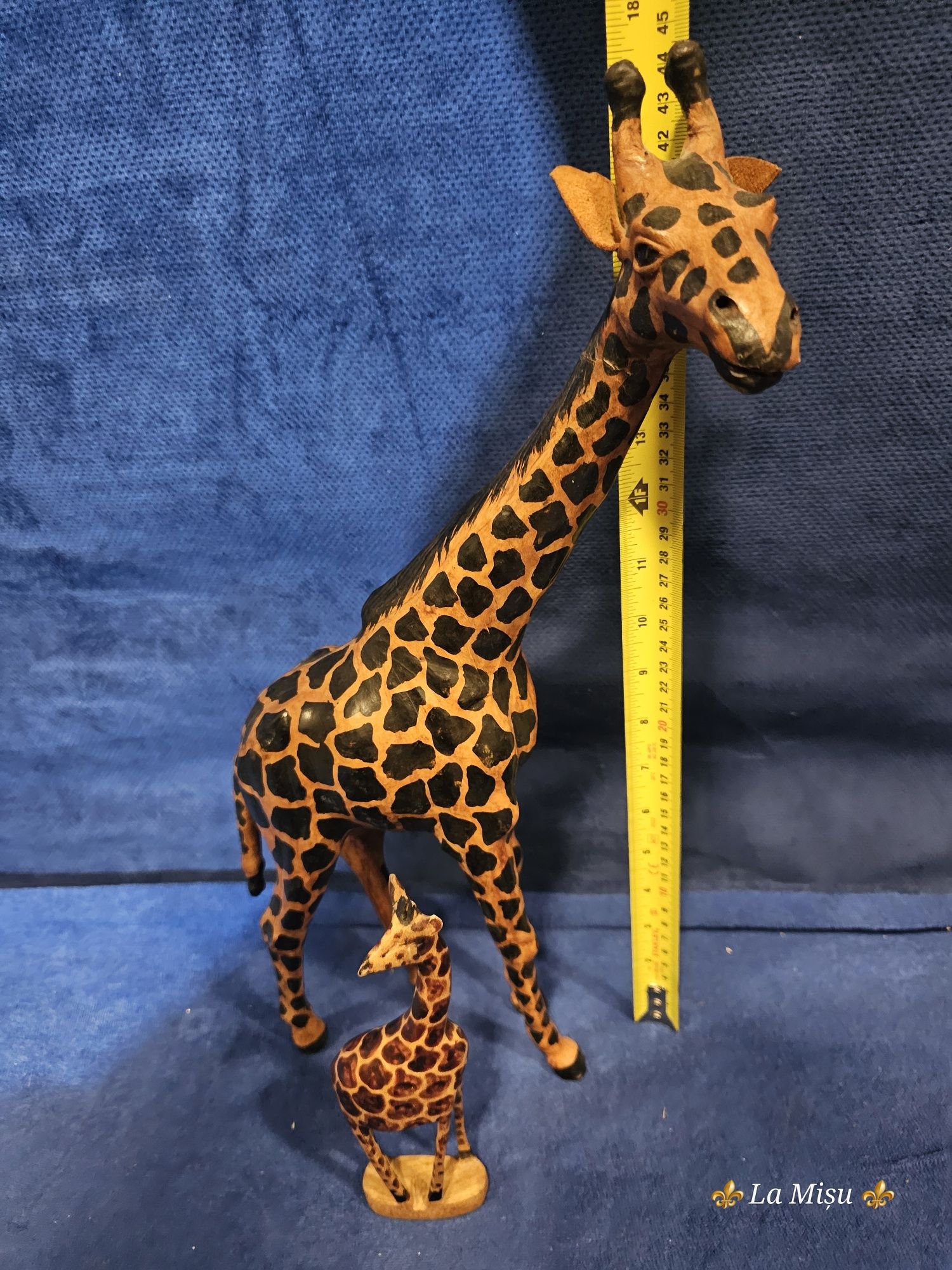 Girafa piele girafa lemn