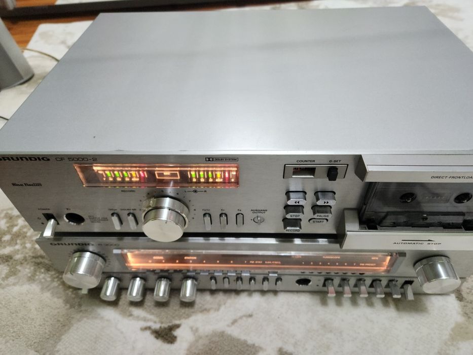 Superb deck Grundig cf 5000 - 2  - și Grundig cf 3000 amplificator