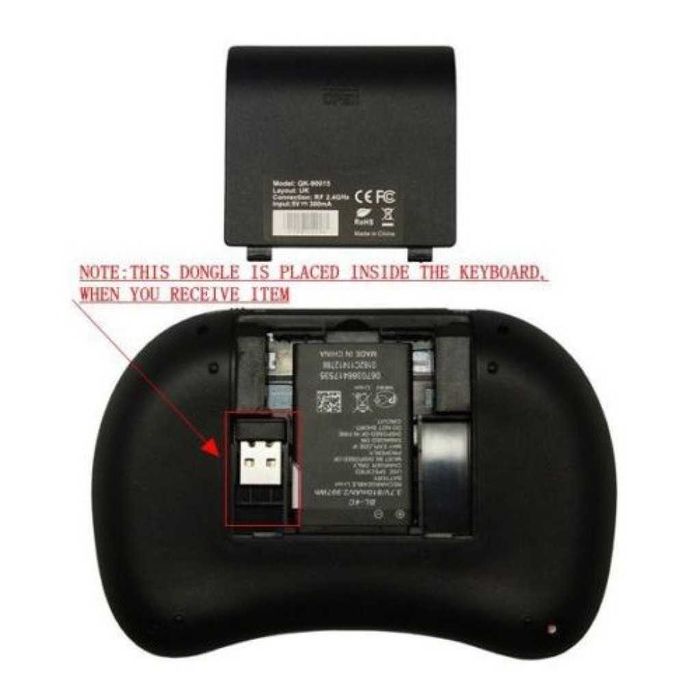 Безжична клавиатура за таблети, телевизионни кути, конзоли и други