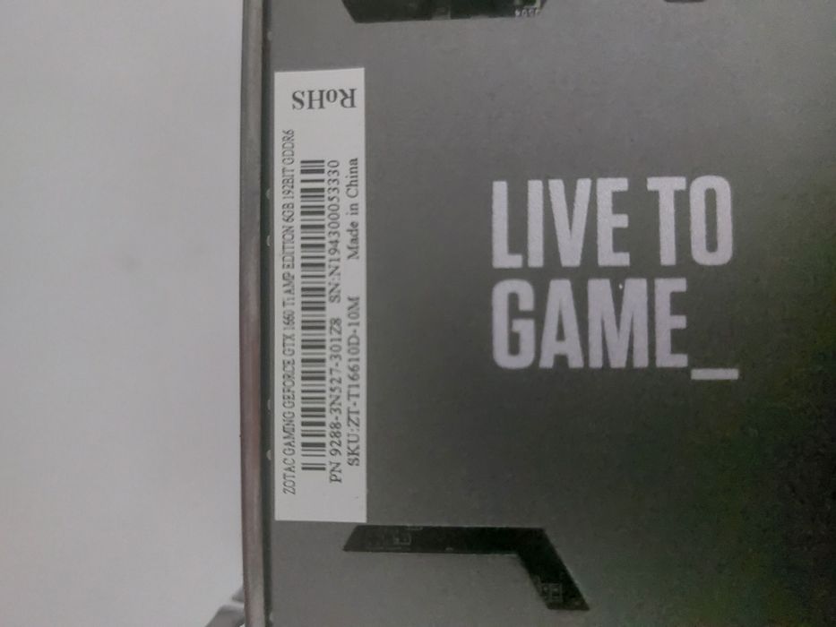 Placa Video GTX 1660 TI