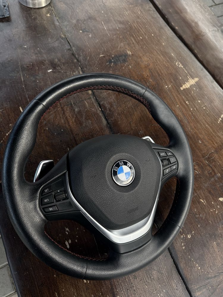 Volan BMW F30 cu padele si incalzire complet