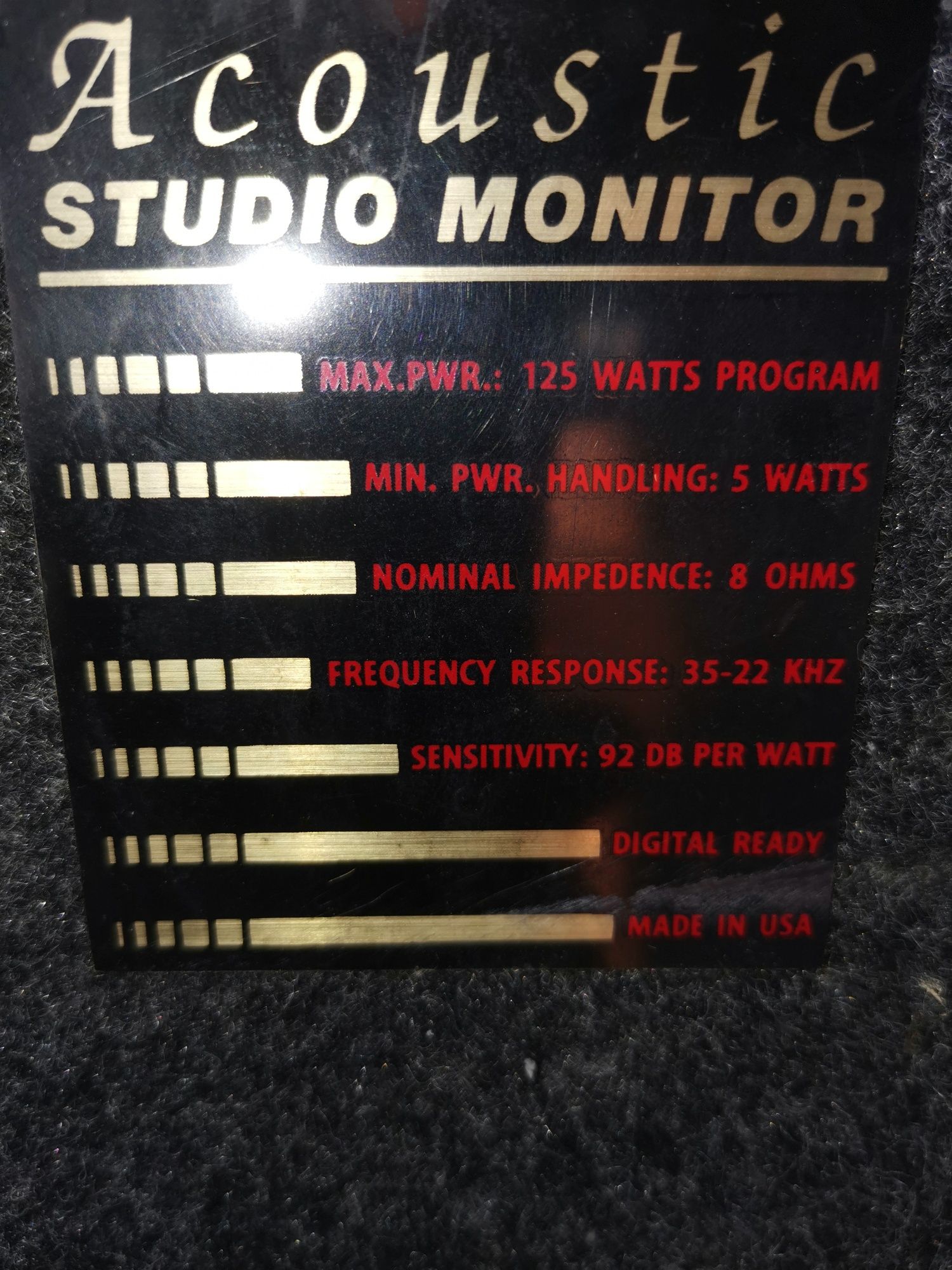 Boxe acustic studio monitor 3312