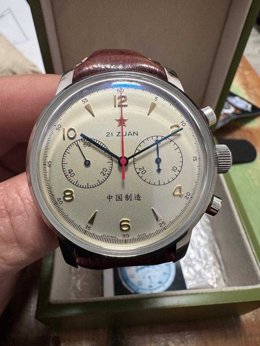 Ceas Red Star Chronograph Seagull Chinese Airforcewatch ST19