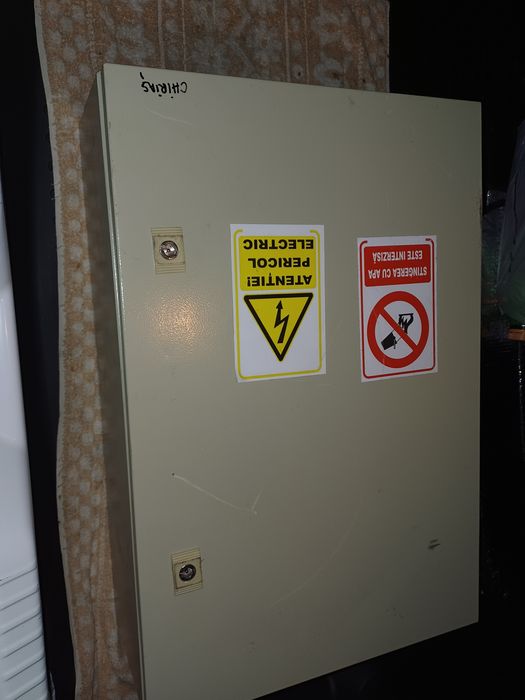 Tablou electric 60×40 cu siguranțe organizare de șantier