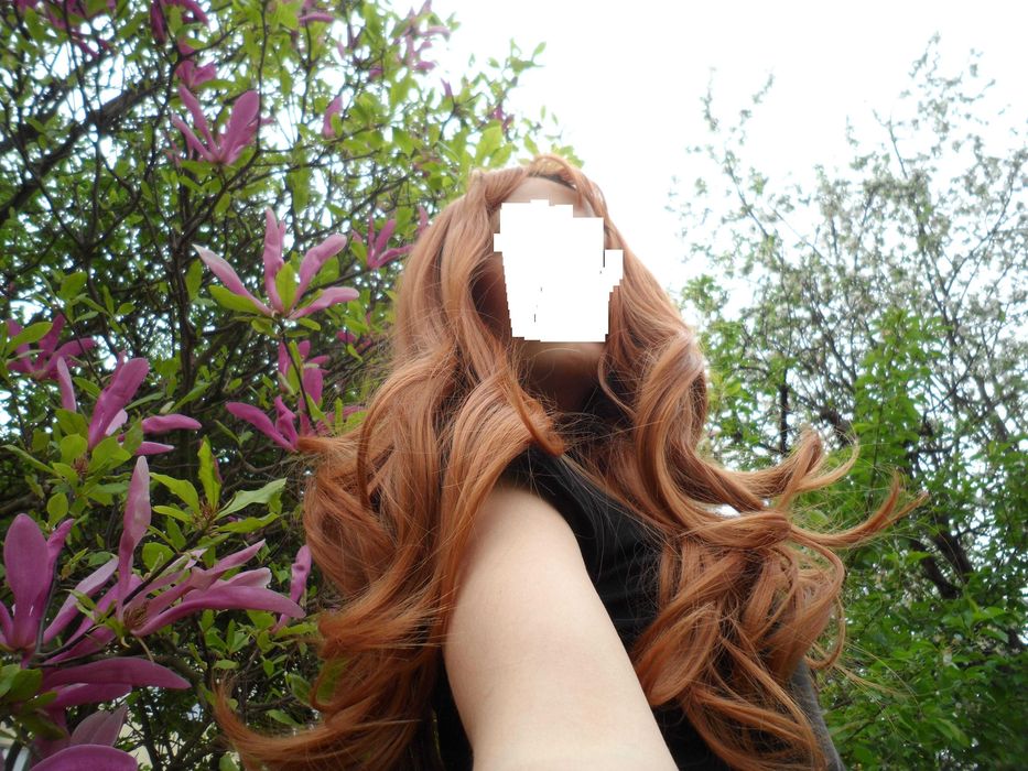 Perucă Copper/Ginger/Portocalie
