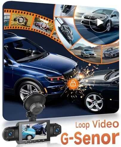 Нова Автомобилна DVR камера с 4 лещи паркинг режим 1080P dash cam кола
