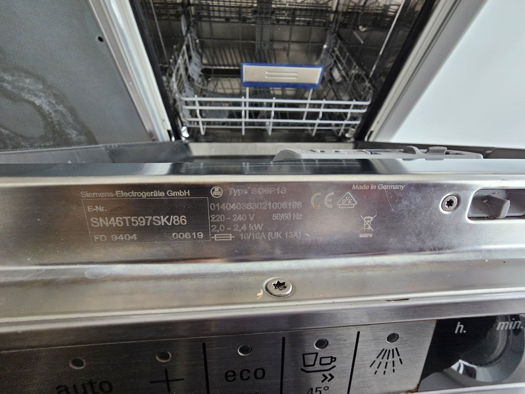 Съдомиялна за частично вграждане Siemens