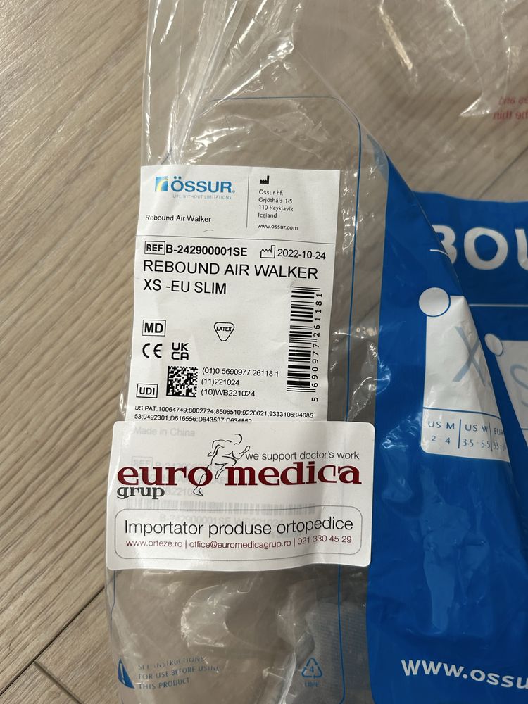 Orteza glezna copii XS (33-35,5) Rebound Air Walker