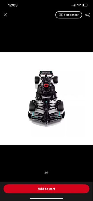 Конструктор Mercedes-AMG F1 Lego technic реплика