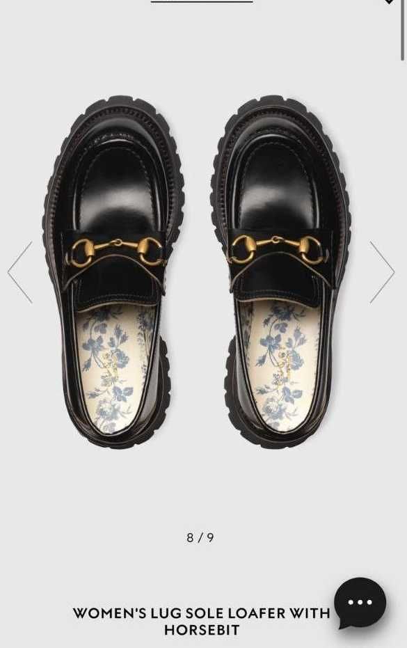 Дамски GUCCI Лоуфъри Lug Sole Loafer Horsebit