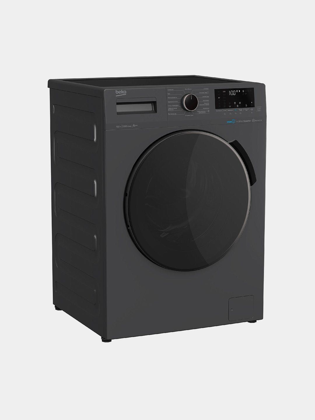 Стиральная машина Beko WSPE6H616S Steel Mudatli tolovga