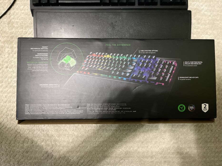 Vand tastatura gaming Razer Black widow V3