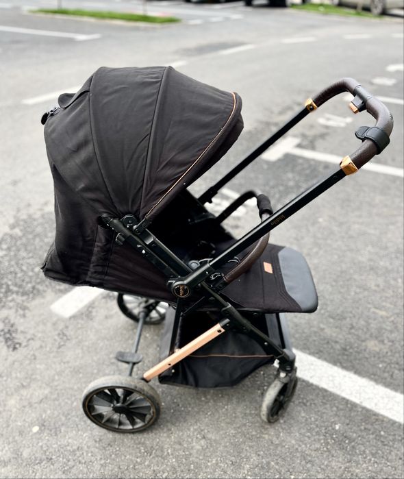 Carucior cu maner reversibil