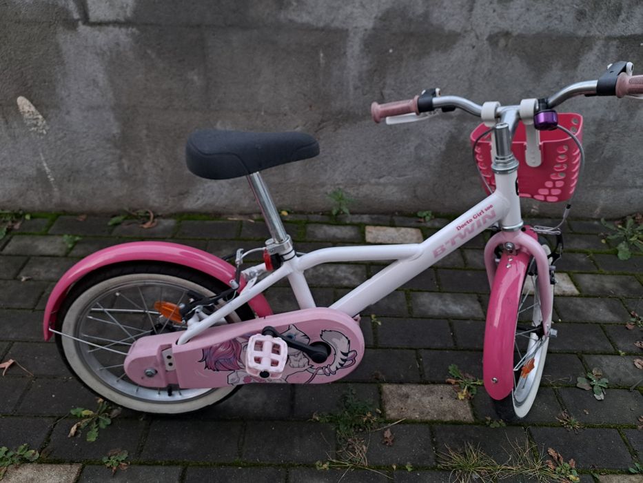 Bicicletă BTwin Doctogirl 500 16'' fete 105 - 120 cm