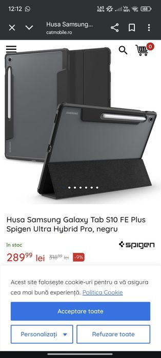 Husa pentru Samsung Galaxy Tab S10 Plus / Tab S9 Plus