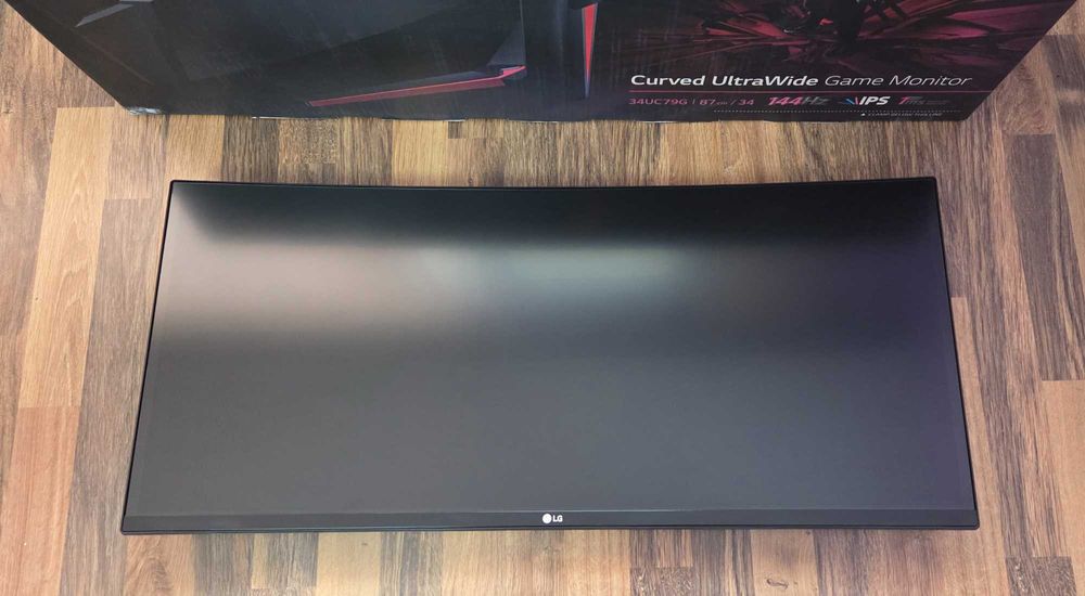 Монитор: LG 34UC79G-B 34 Inch 21:9 UltraGear™ IPS Curved