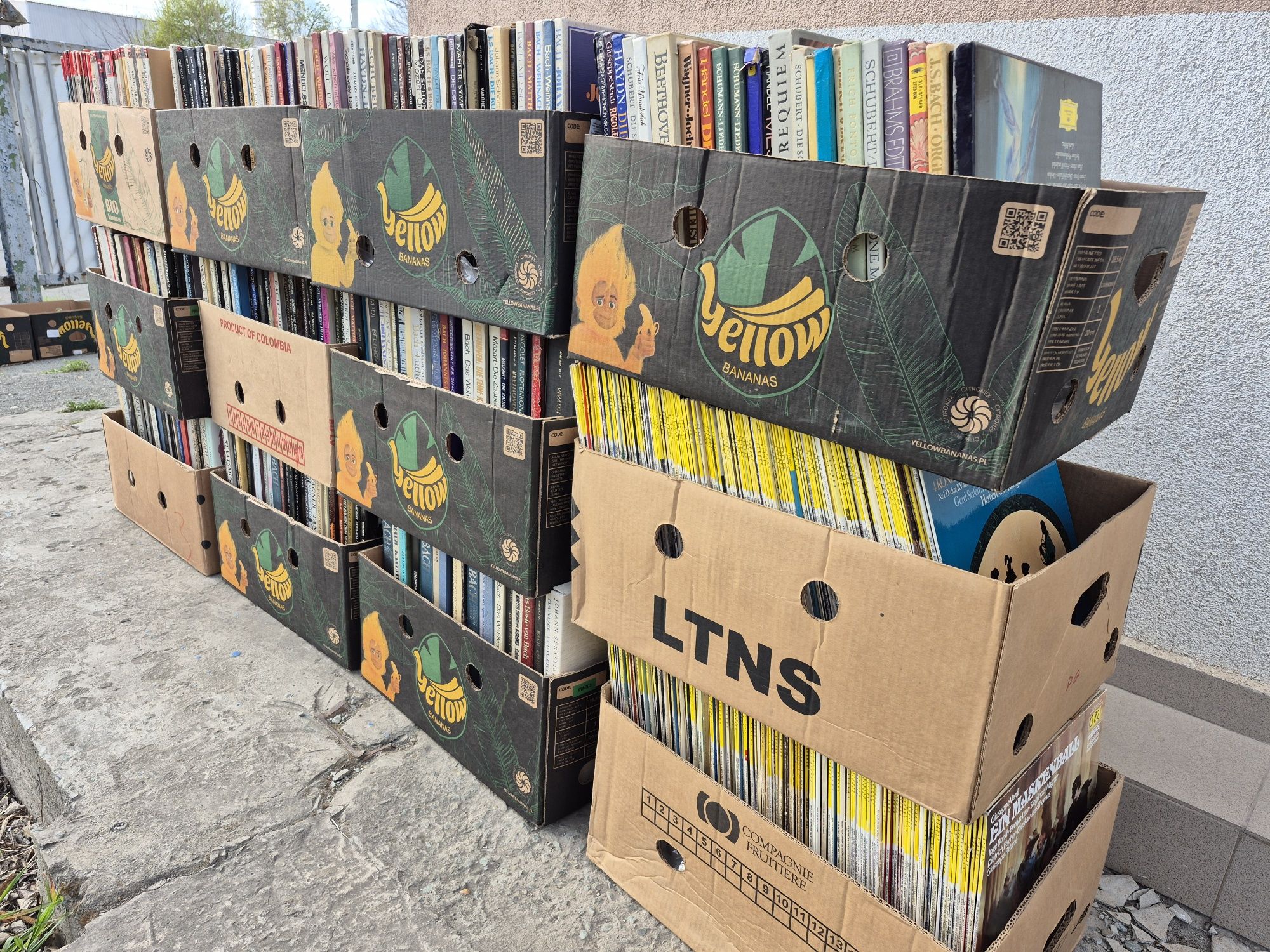 Vand Lot 5500 Lp Discuri vinil pick-up, colectie muzica clasică