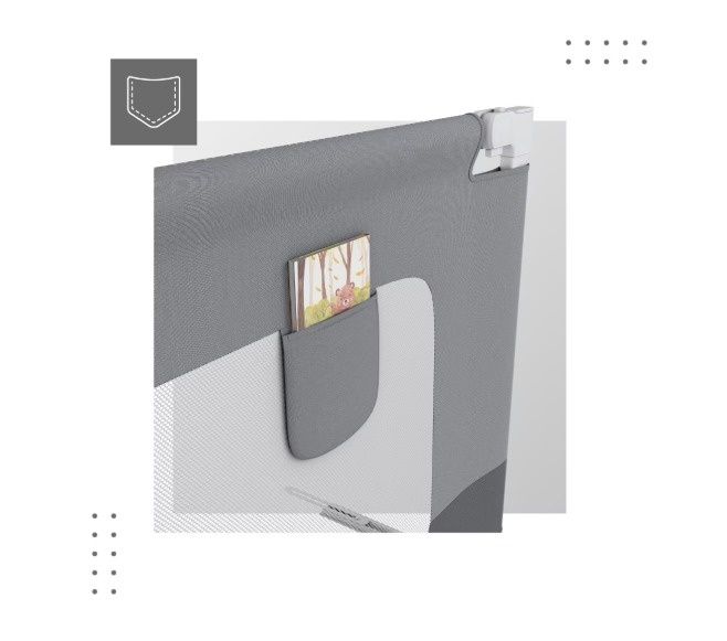 Bariera de protectie pentru pat, margine siguranta copii, Tulano