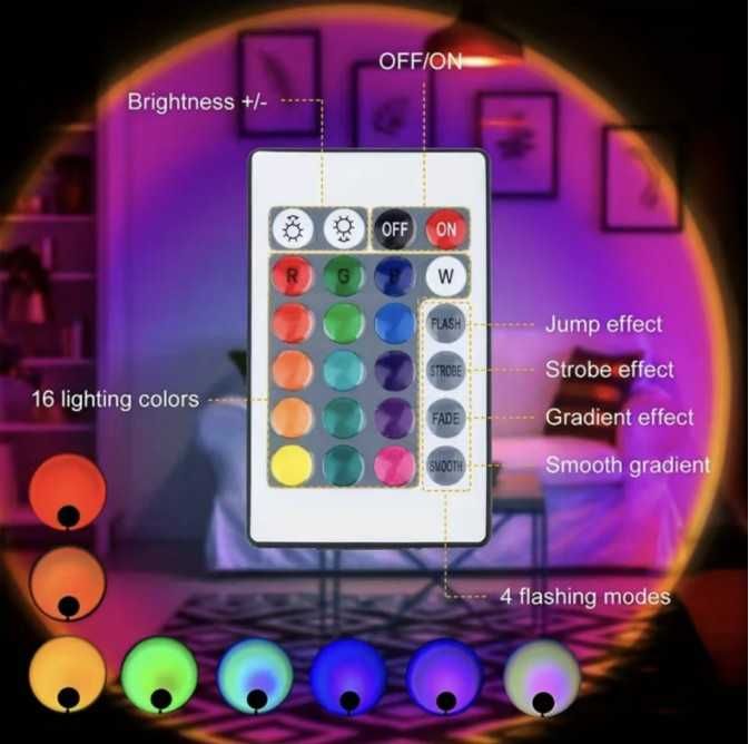 Lampa Led Sunset