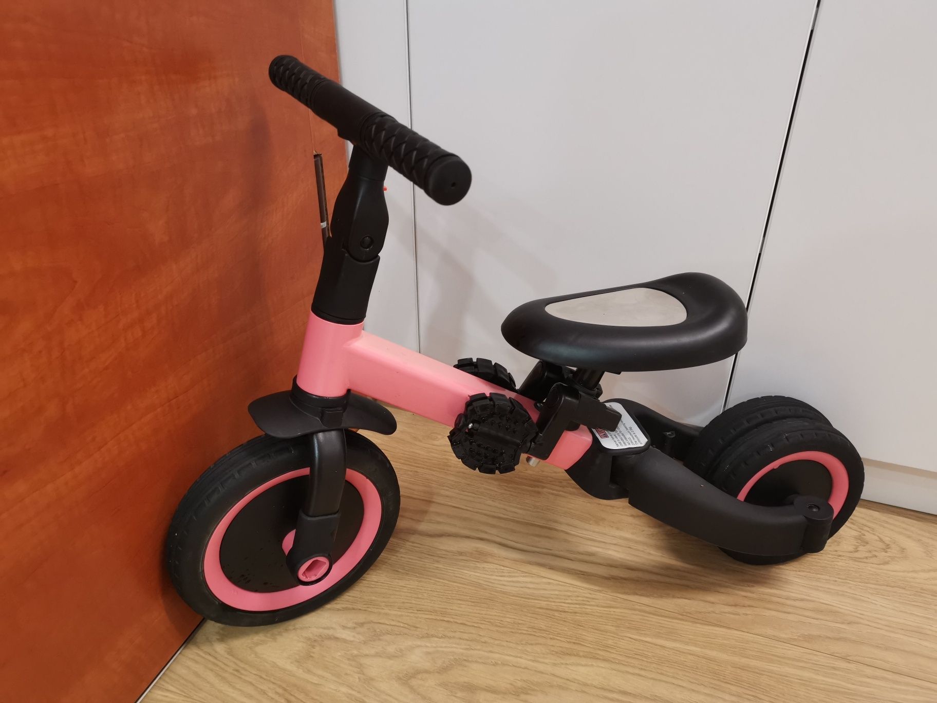 Колело, триколка 4в1, Феликс toys, розов цвят