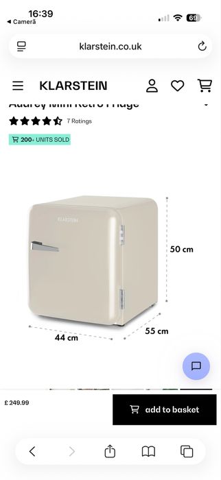 Mini frigider  klarstein