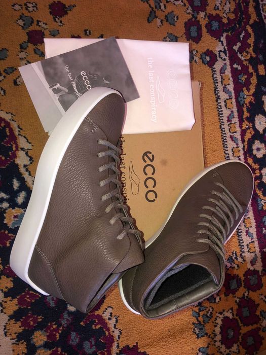 Vand sneakers Ecco, piele Maro, Mărimea 41, unisex, set complet