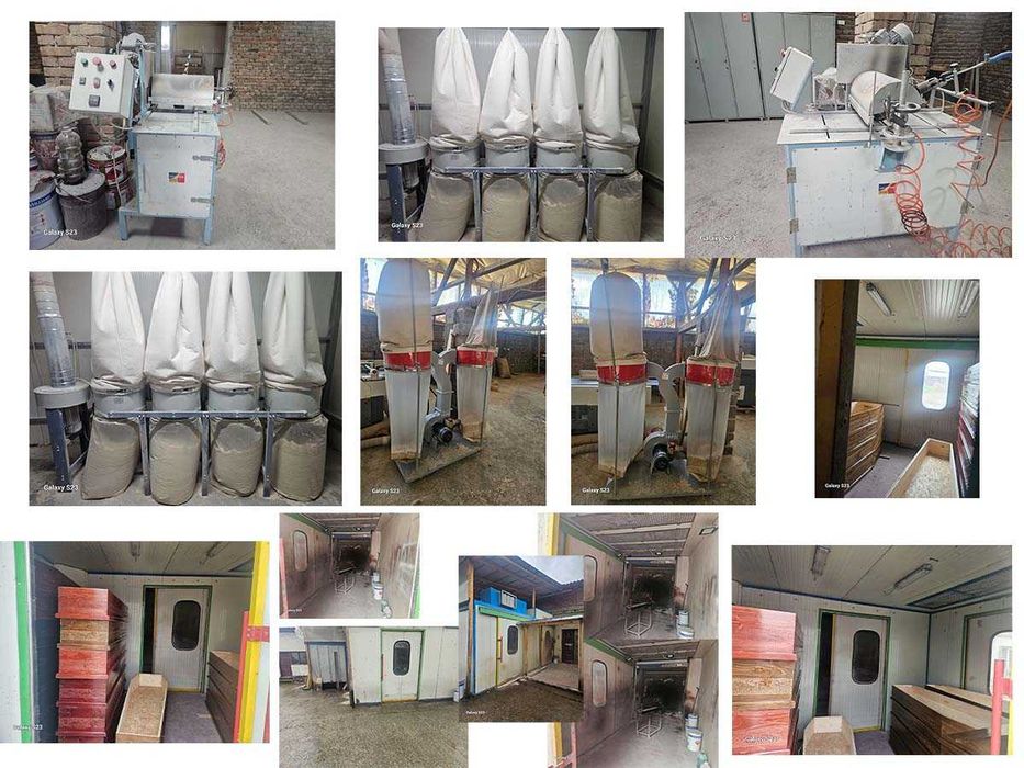 Vând echipamente profesionale pentru atelier de prelucrare a lemnului