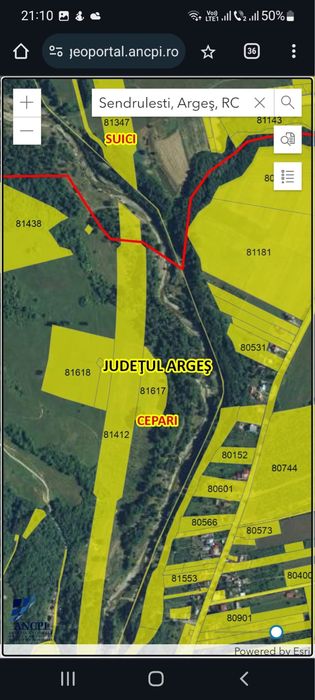 Teren Cepari langa Autostrada Pitesti Sibiu