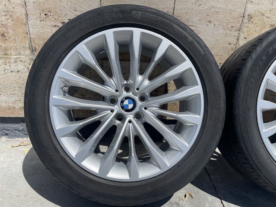 Jante Roti 18 BMW Seria 5 8 M G30 G15 Anvelope 245 45 R18 vara iarna