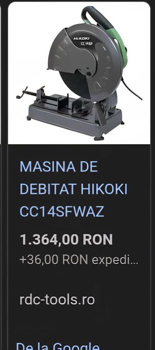 Debitator metal marca Hikoki