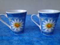 Camomile, set 2 cani cesti cafea si ceai de portelan, 250 ml