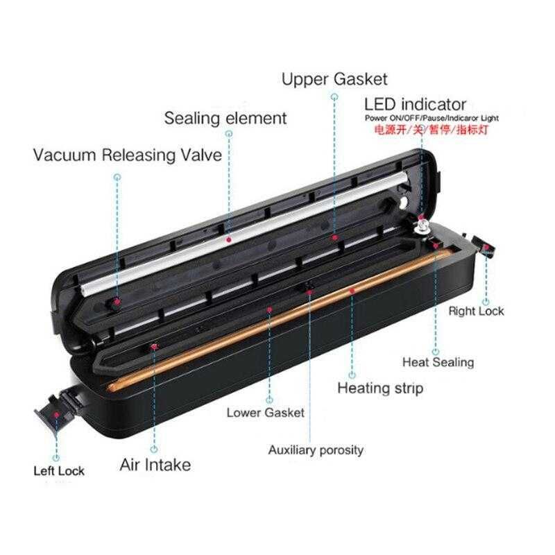 Машина за вакуумиране и запечатване на храни Vacuum Sealer,