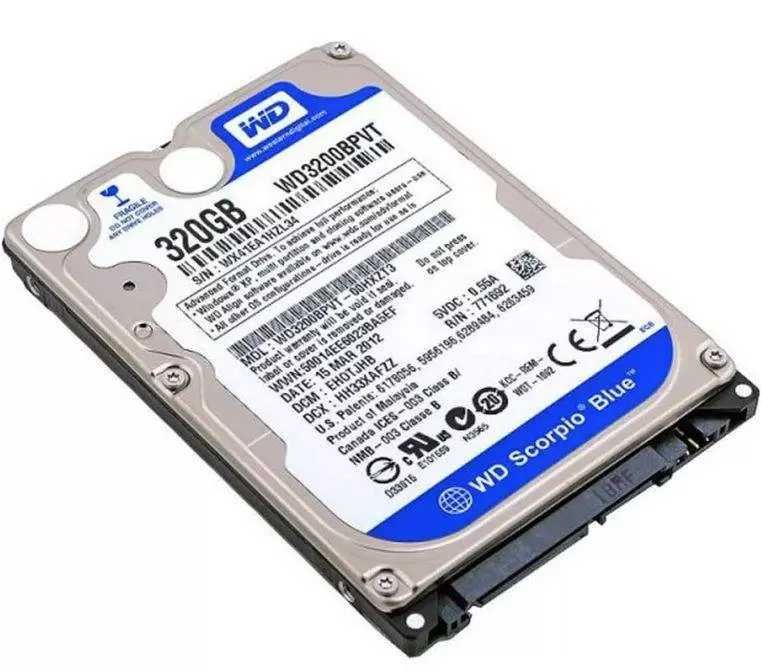 Жесткие диски от 80GB до 10TB 2.5" для ноутбуков SATA с гарантией