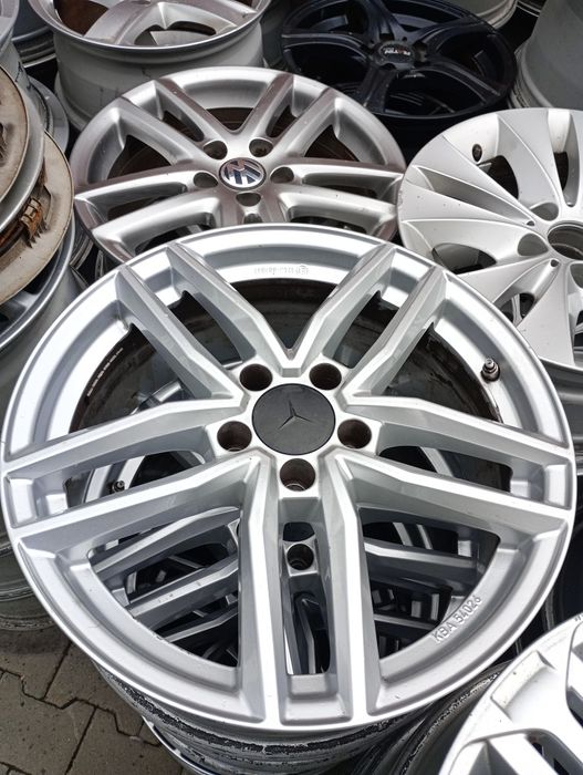 4 jante5x112R18Mercedes în douab latimi fata 7,5j et44 spate 8,5j et56