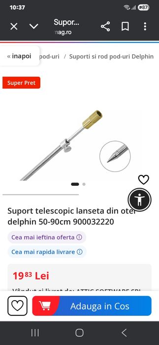 Suporti si picheti pentru lansete