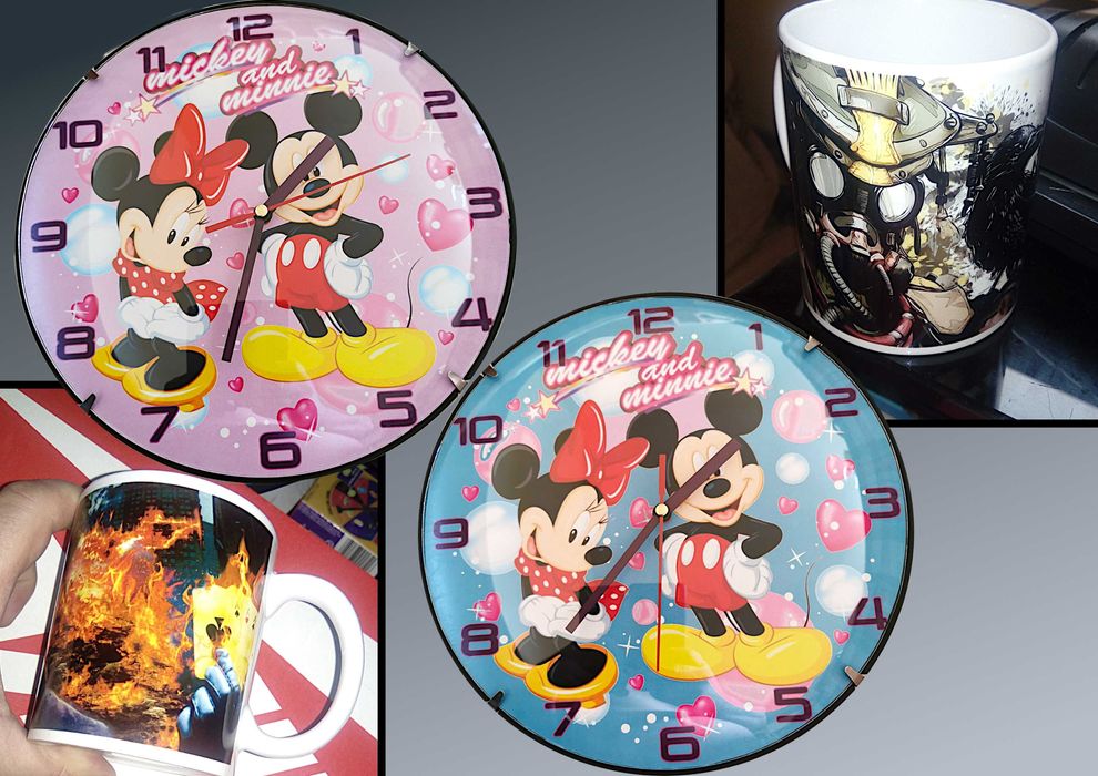 Детски стенен часовник;възможност за комплект с чаша-с или без снимка