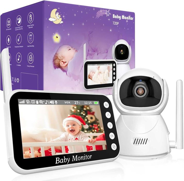 Camera cu Monitor pentru bebeluși OBVHNUA cu cameră