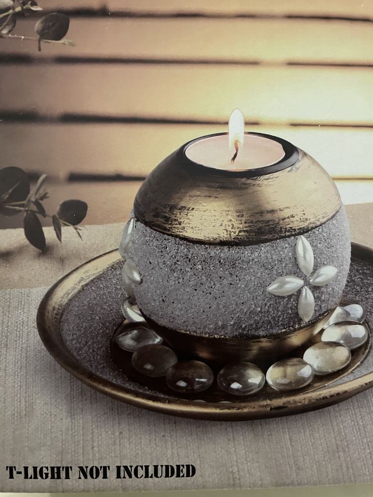 Suport din ceramica  pentru candela sau lumanare