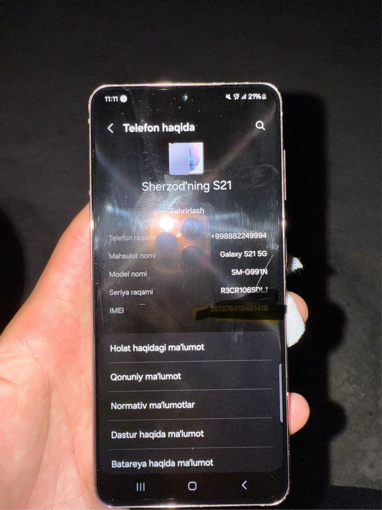 Samsung S21 5G 256GB