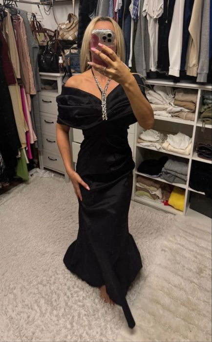 Rochie superba de gala cu strasuri