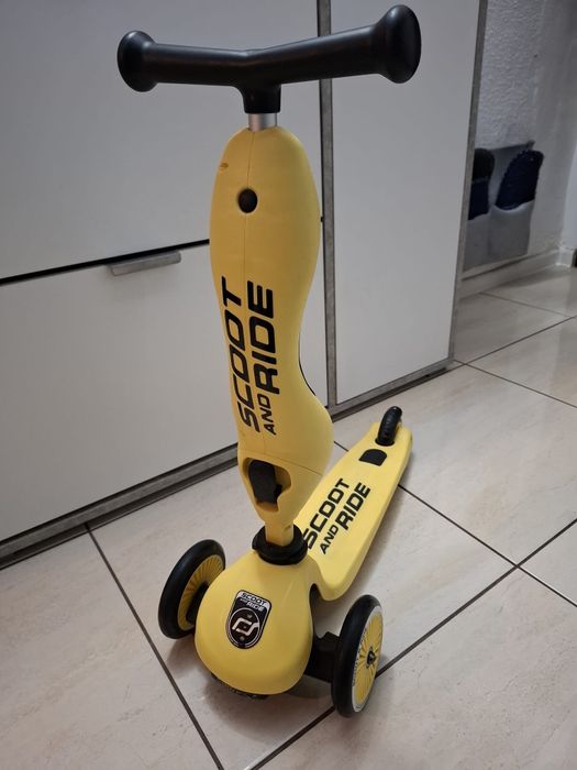 Trotineta 2 în 1, HighwayKick scoot and ride, nouă