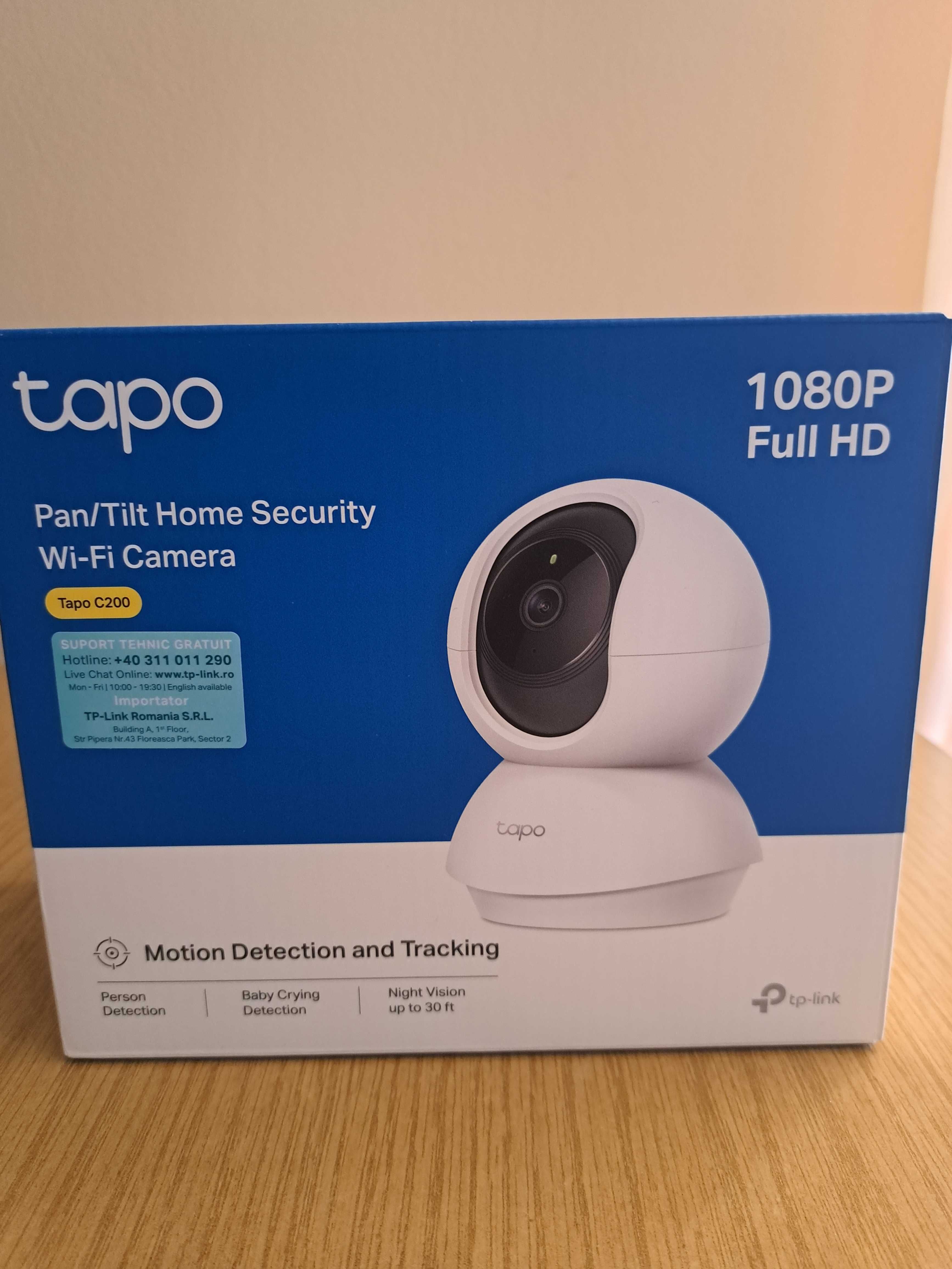 Камера за наблюдение Smart TP-Link Tapo C200 с памет MicroSD  128GB